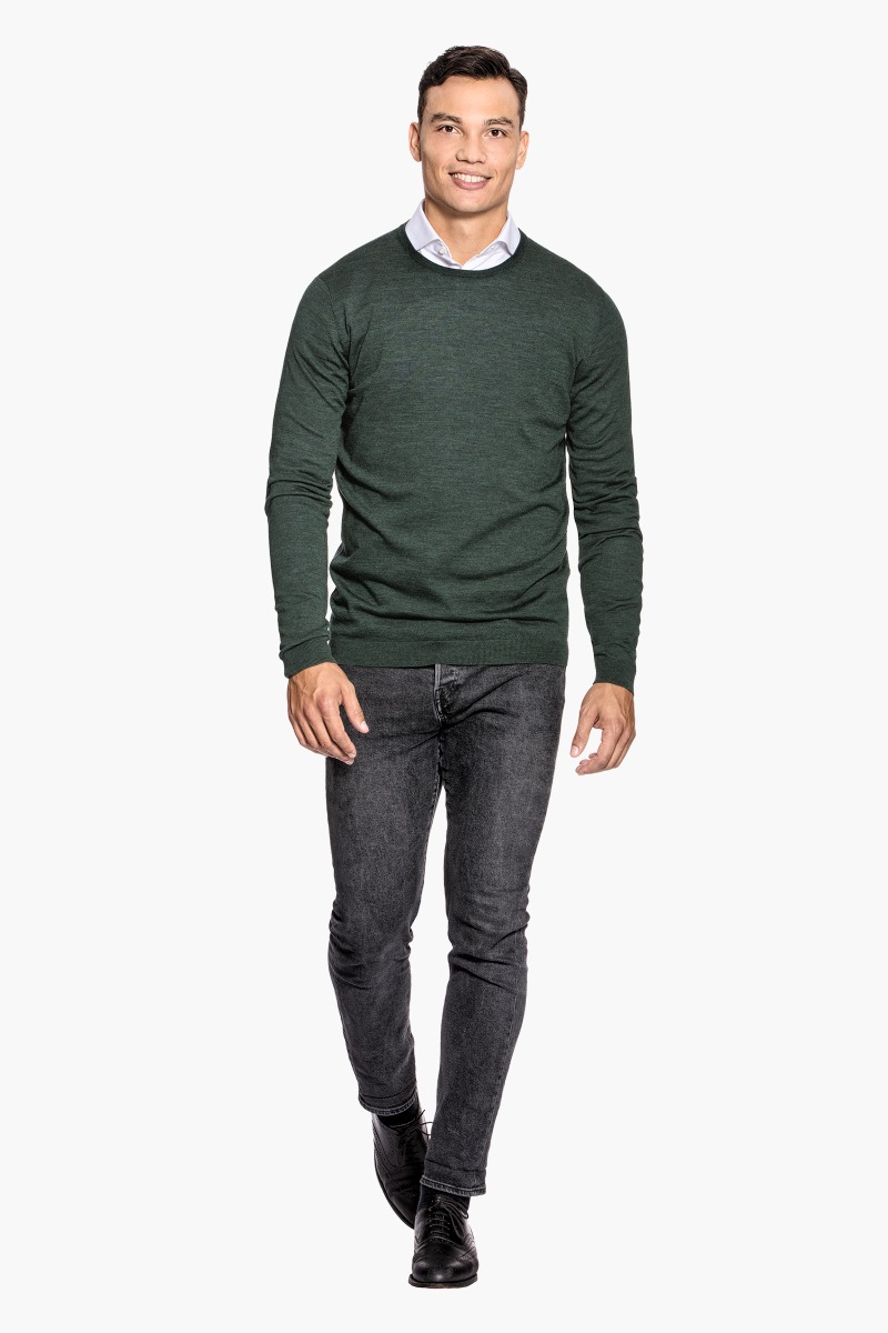 Classic Crew Extra Long British Green