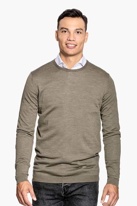 Classic Crew Extra Long Clean Kaki - Base Image