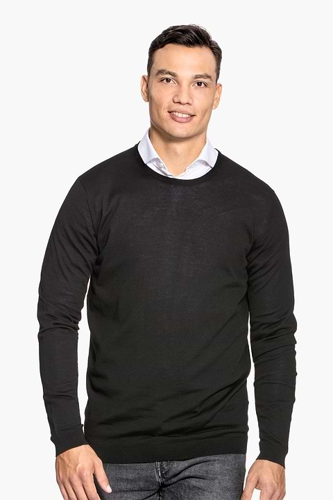 Classic Crew Extra Long Deep Black - Base Image