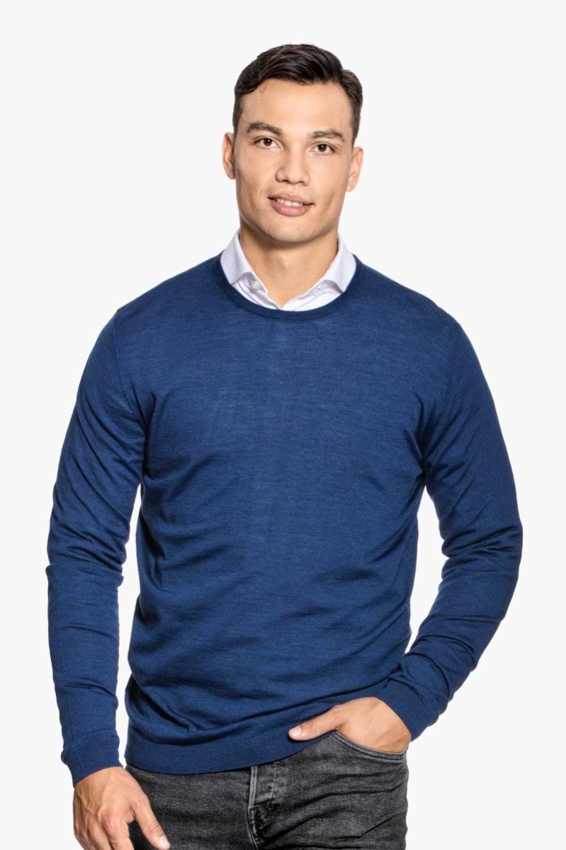 Classic Crew Extra Long New Navy