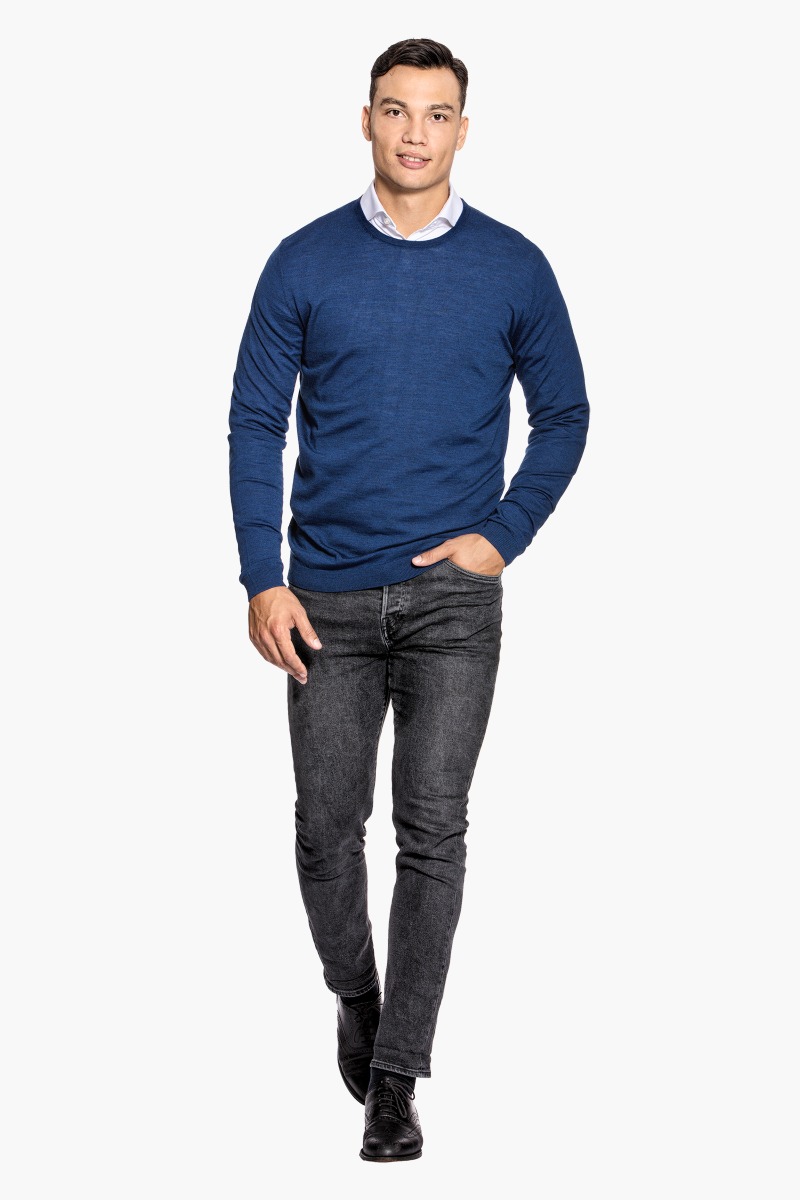 Classic Crew Extra Long New Navy