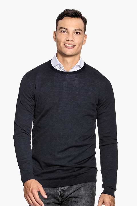 Classic Crew Extra Long True Navy - Base Image