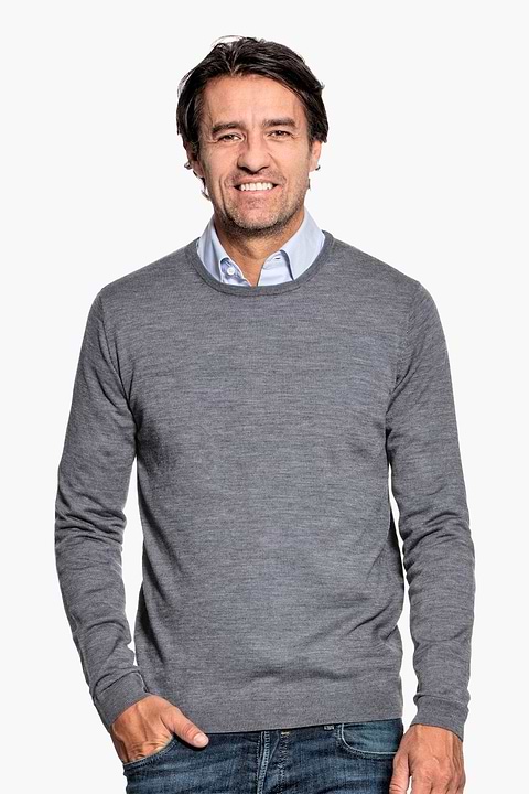 Classic Crew Harvard Grey - Base Image