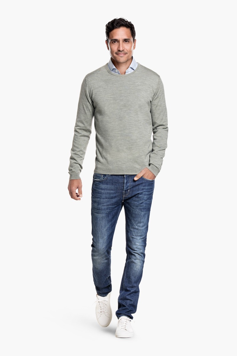 Classic Crew Hazy Green