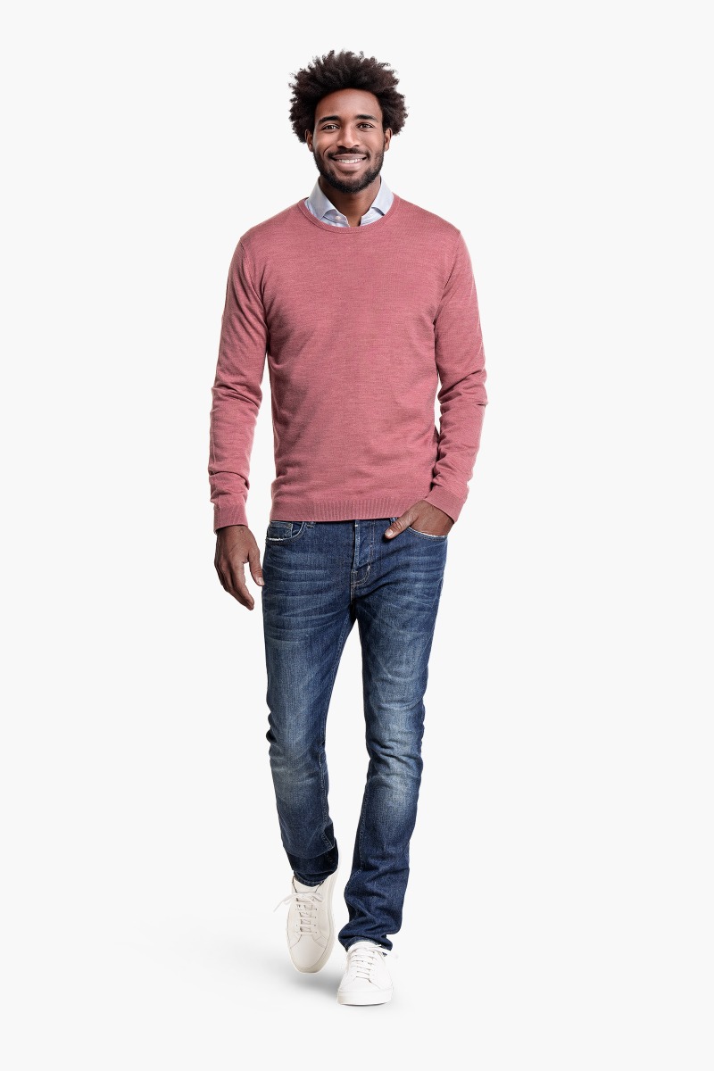 Classic Crew Peruvian Pink