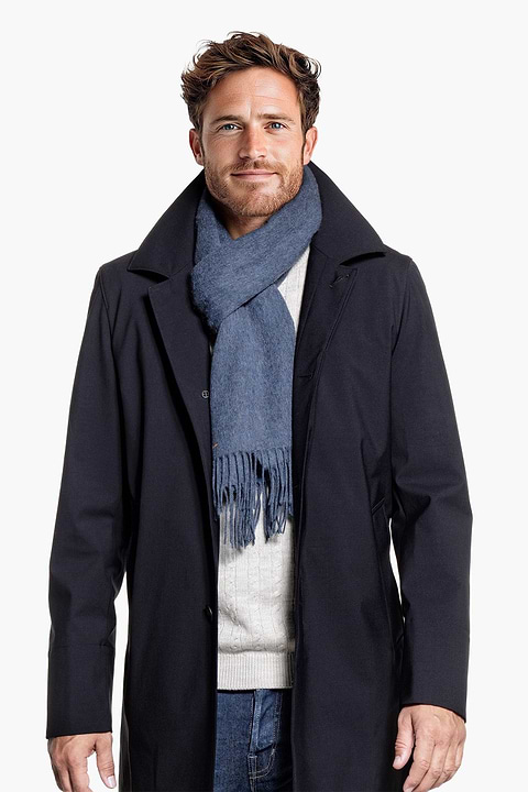 Classic Scarf Jeans Blue - Base Image