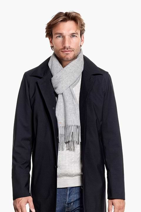 Classic Scarf Light Grey - Base Image