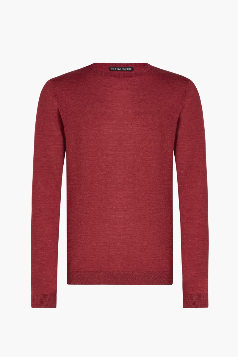 Classic Crew Coral Red