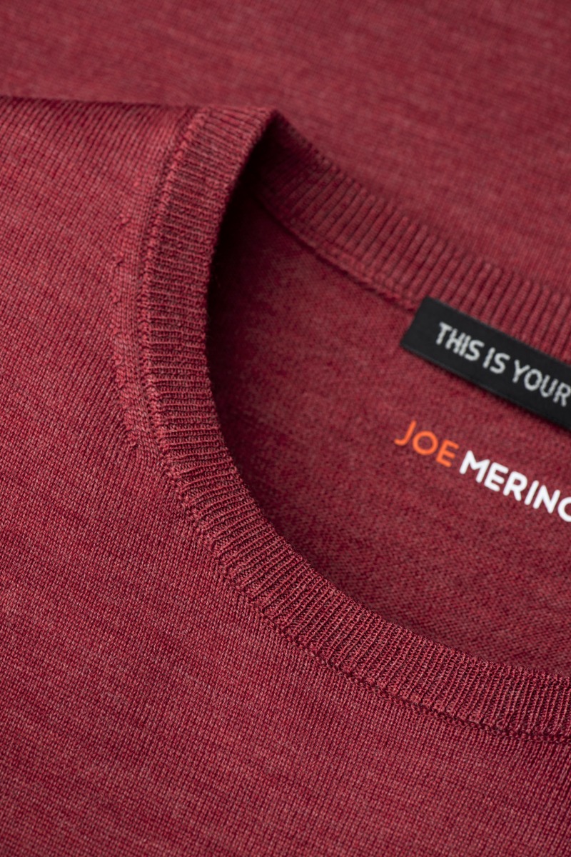 Classic Crew Coral Red
