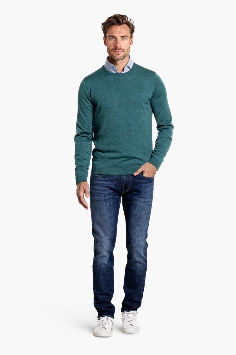 Classic Crew Extra Long Kingfisher Petrol