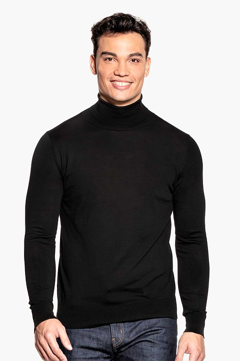 Joe Col Extra long Deep Black - Base Image