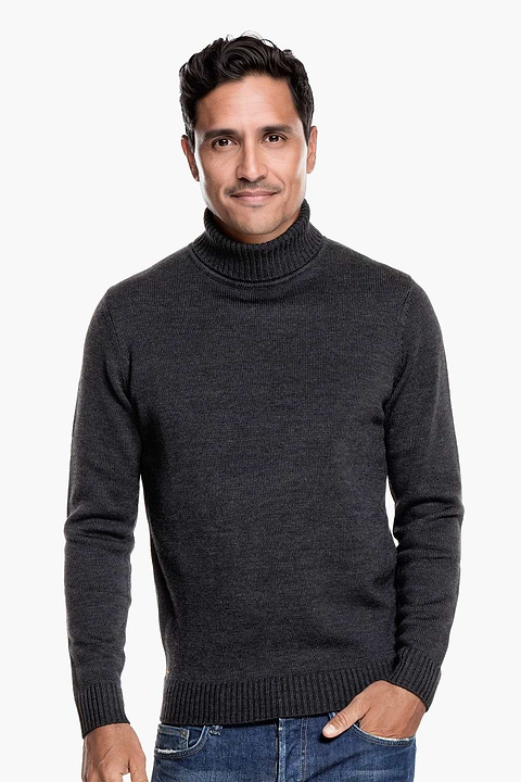 Col Neck Antracite Grey - Base Image
