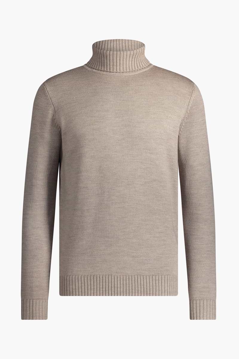 Col Neck Desert Beige