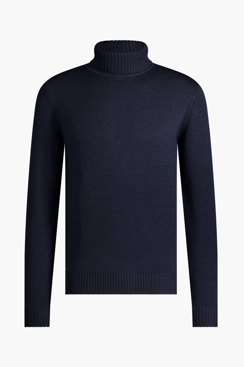 Col Neck True Navy