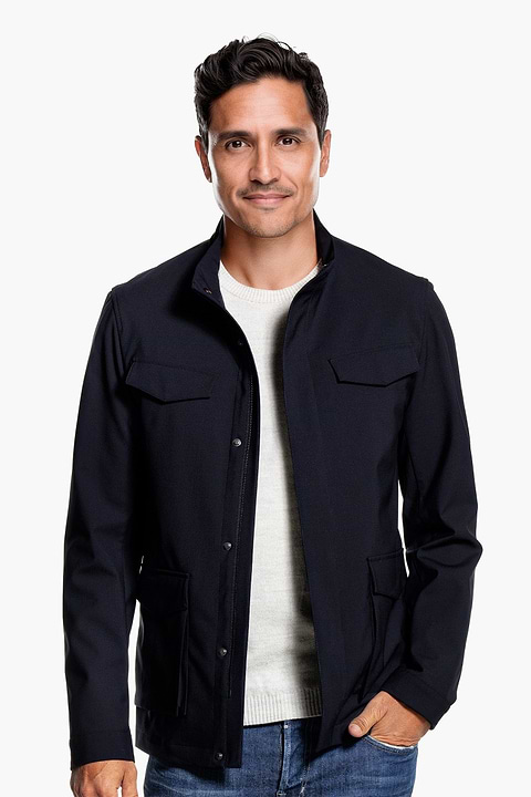 Field Jacket Very Dark Navy - Base Image