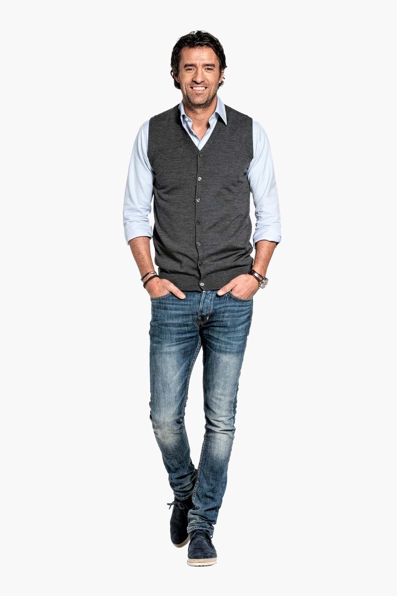 Joe Gilet Antracite Grey