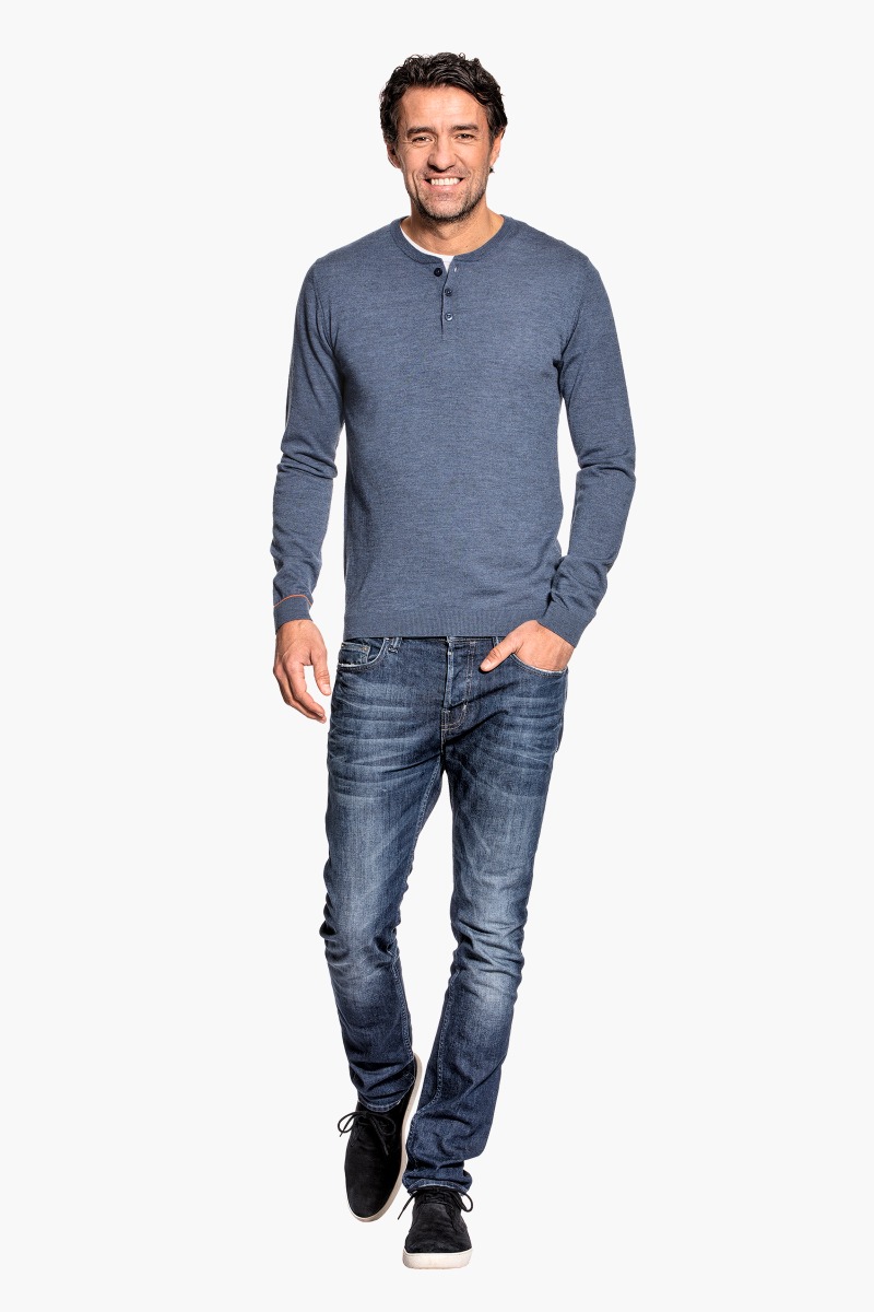 Joe Henley Jeans Blue
