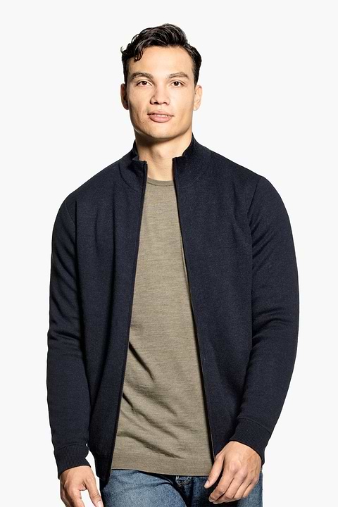 Joe Jacket Extra Long True Navy - Base Image