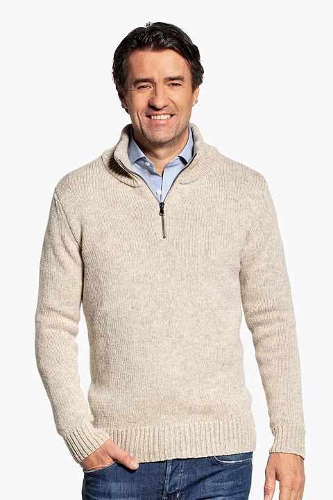 Jan Merino Schipperstrui Naturel Ongeverfd - Base Image