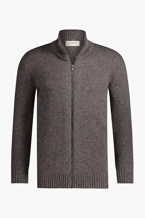 Jan Merino Vest Taupe - Base Image