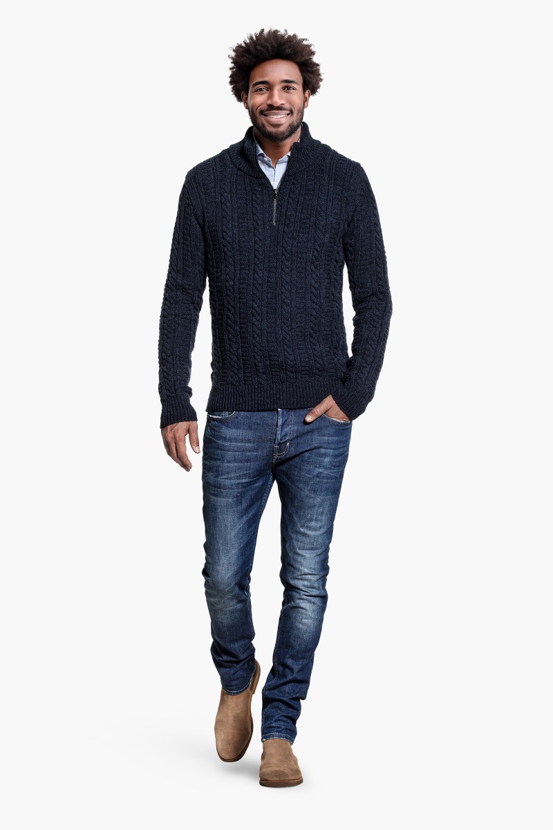 Jan Merino Visserstrui Blauw