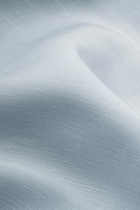 Popover Linen Shirt Foggy Blue - Base Image