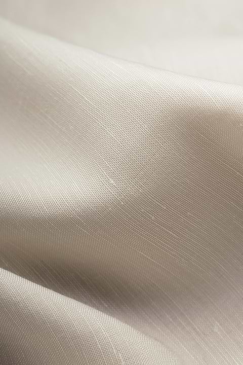 Popover Linen Shirt Light Beige - Base Image