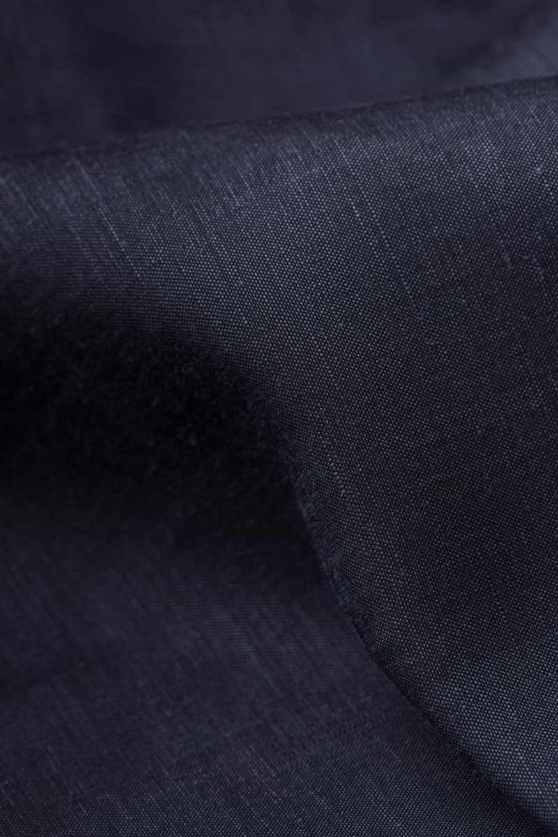 Popover Linen Shirt Midnight Blue - Hover