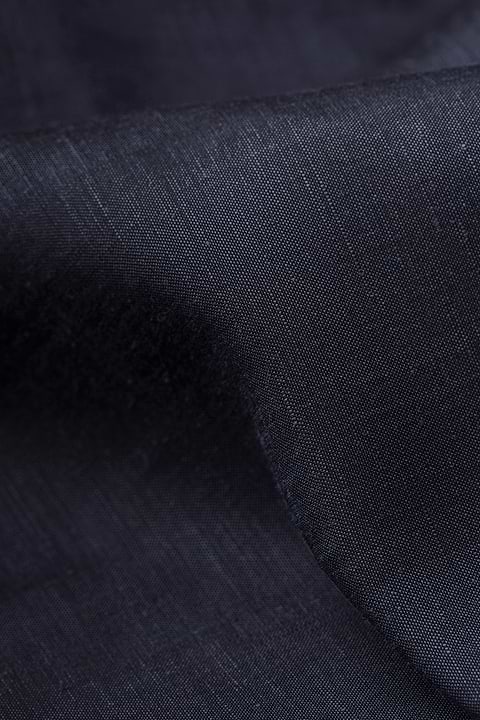 Popover Linen Shirt Midnight Blue - Base Image
