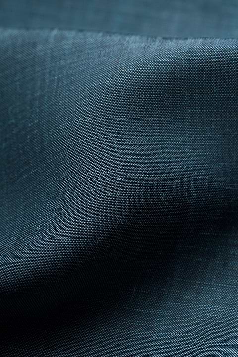 Wool Linen Shirt Deep Petrol - Base Image