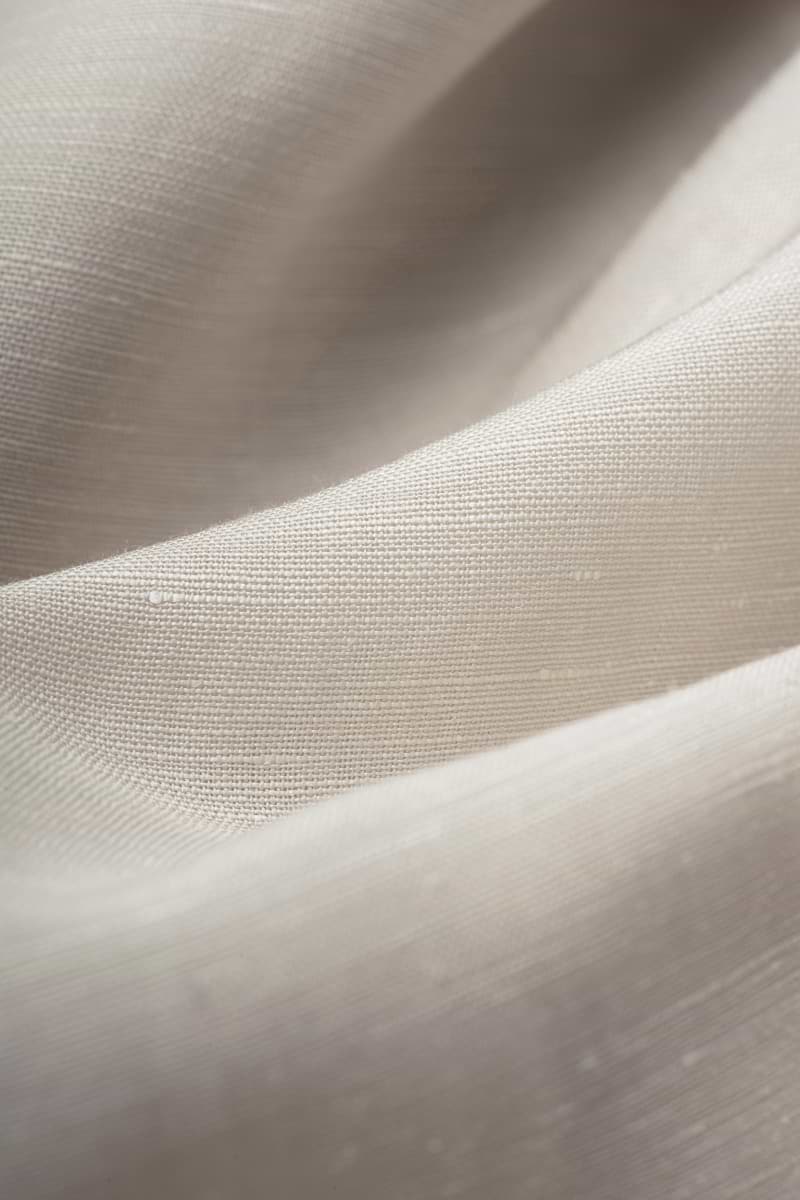 Wool Linen Shirt Light Beige