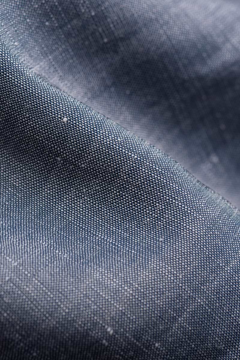 Wool Linen Shirt Raw Denim