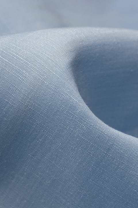 Wool Linen Shirt Sky Blue - Base Image