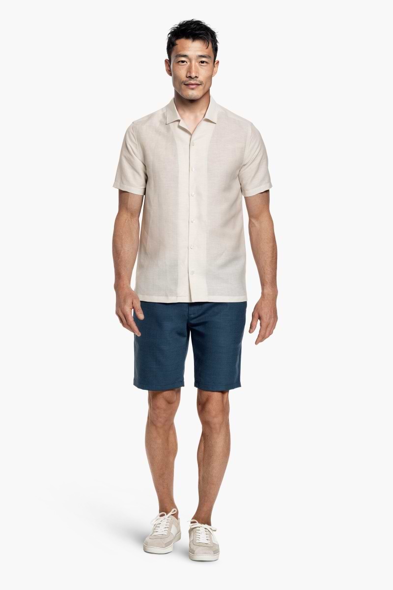 Shorts Woven Dark Denim / Blue