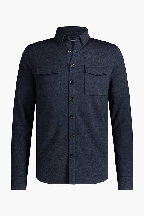 Joe Overshirt Pockets Blue Whale - Base Image