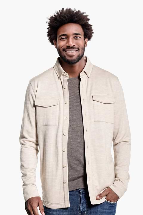 Joe Overshirt Pockets Sparkling Champagne - Base Image