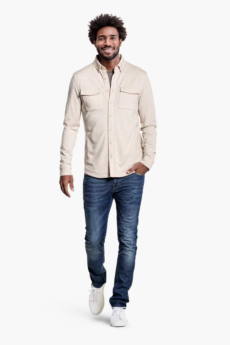 Joe Overshirt Pockets Sparkling Champagne