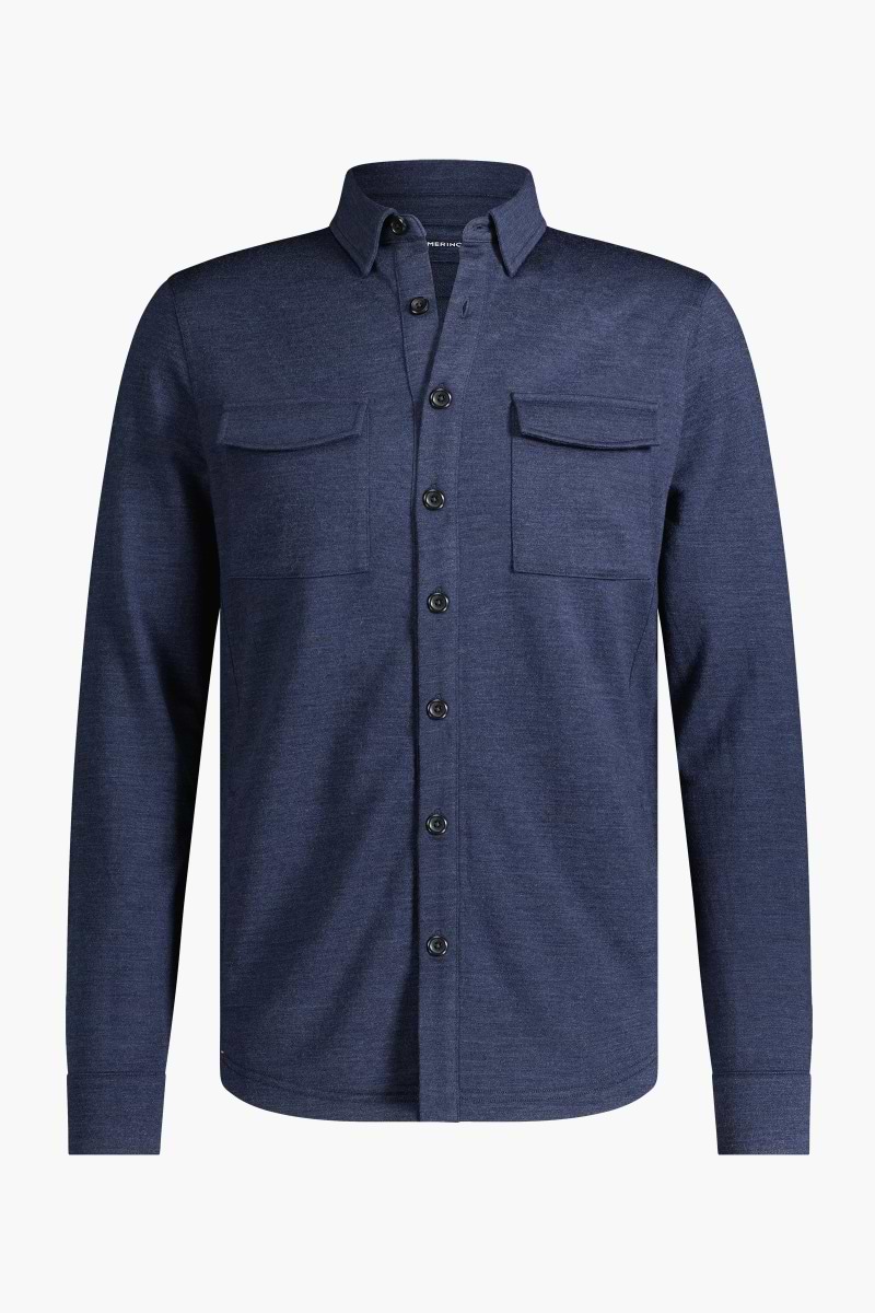 Joe Overshirt Pockets Summernight Navy