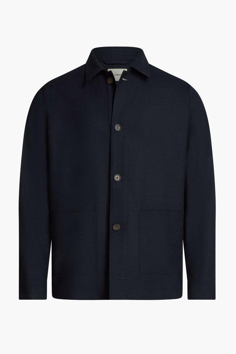 Overshirt Woven Navy