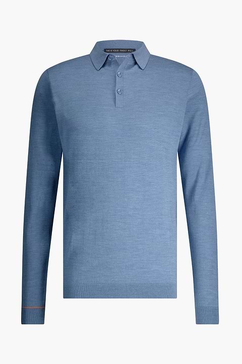 Polo Pullover Ice Blue - Base Image