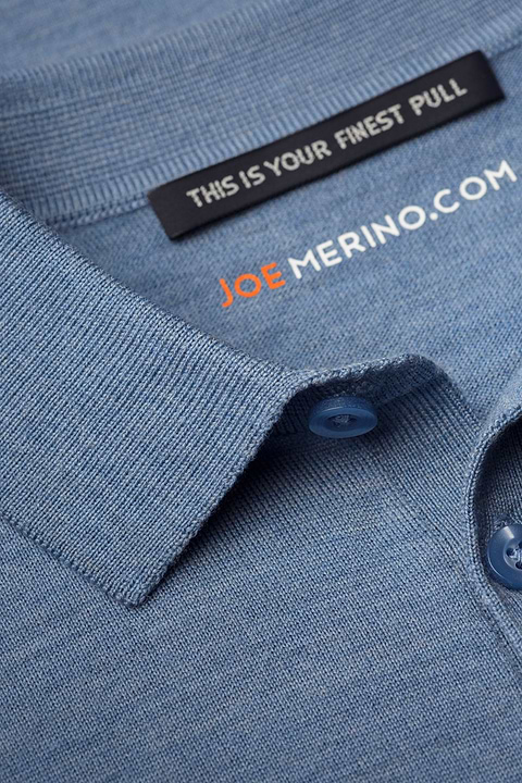 Polo Pullover Ice Blue - Base Image