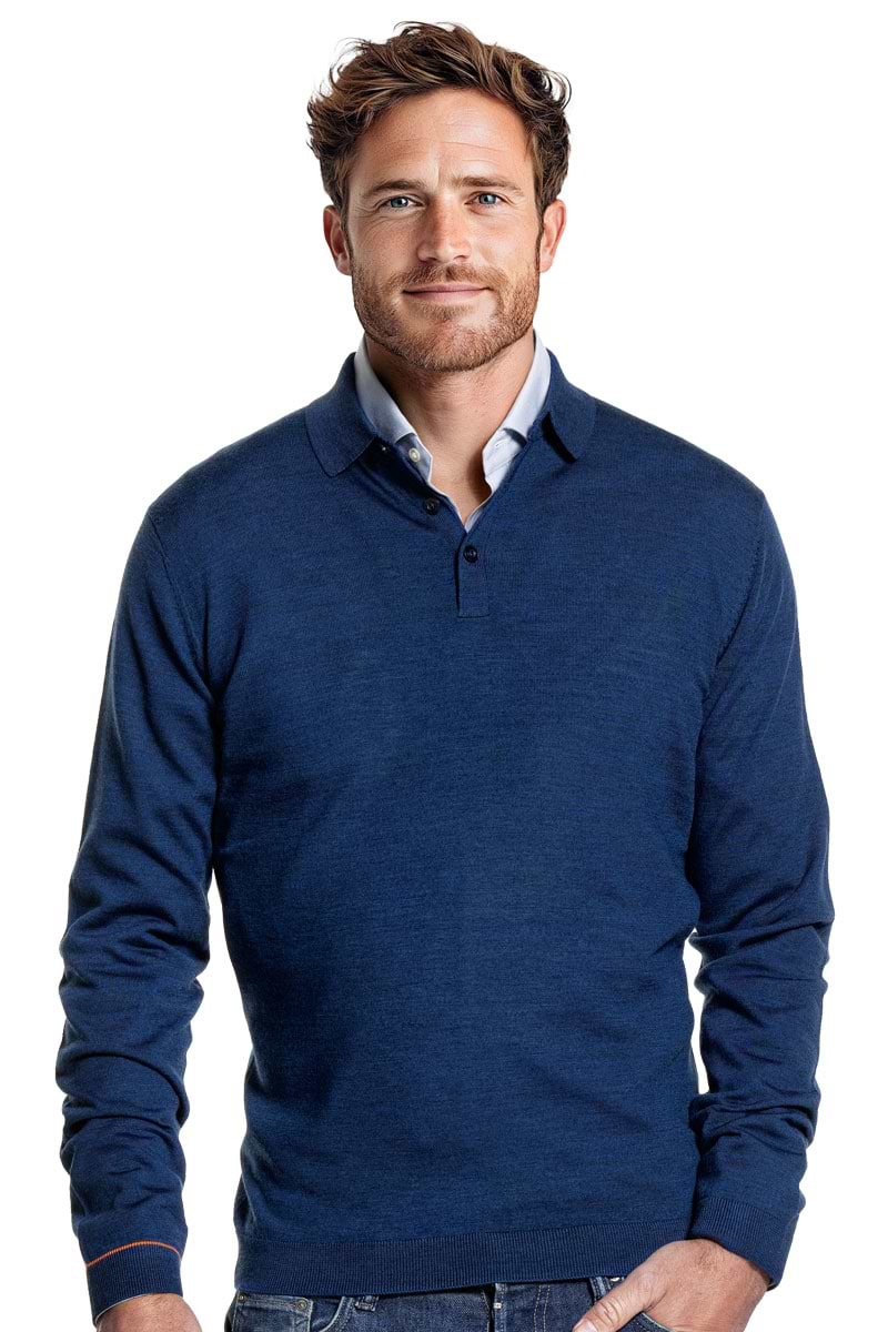 Polo Pullover New Navy