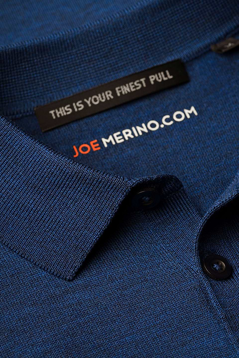 Polo Pullover New Navy - Base Image