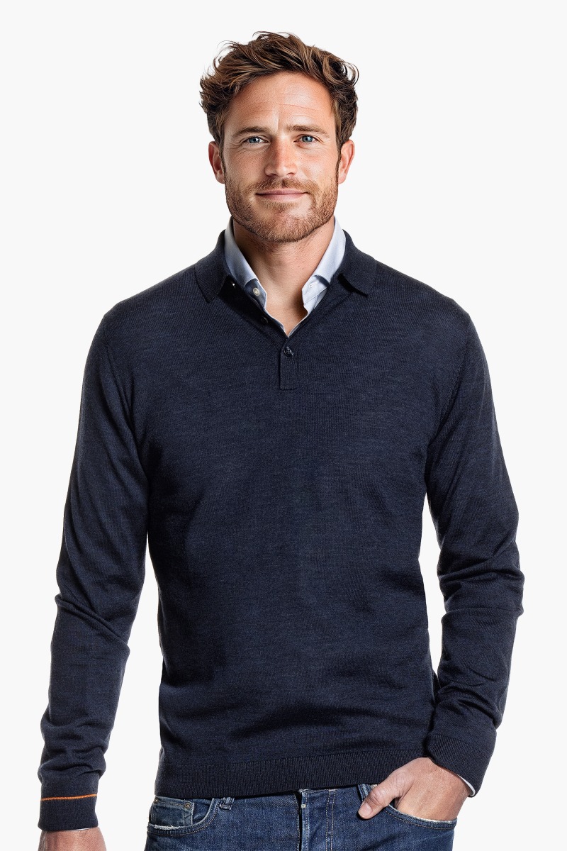 Polo Pullover True Navy
