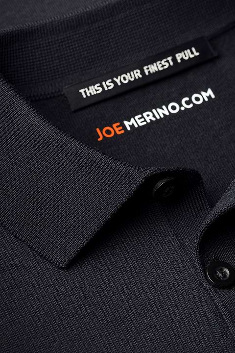 Polo Pullover Very Dark Navy - Base Image