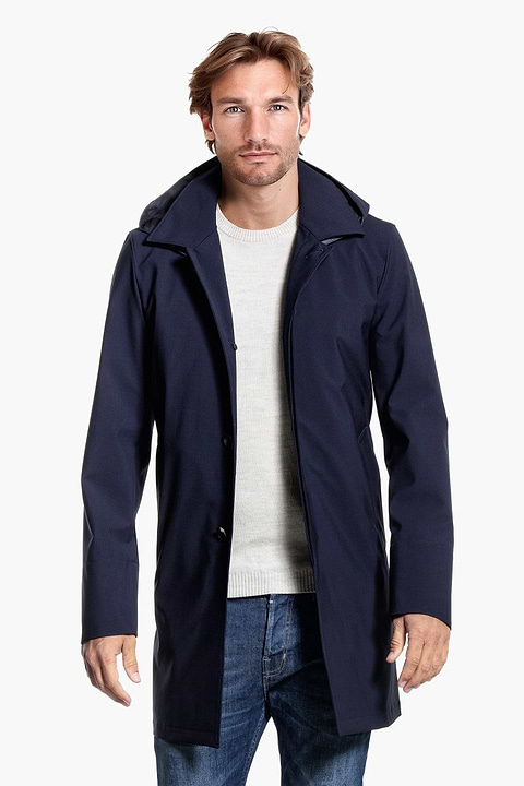 Joe Raincoat Dark Navy - Base Image