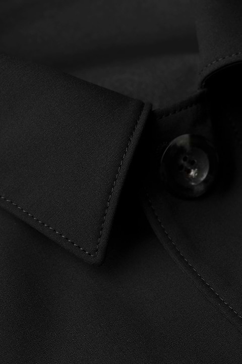 Joe Raincoat Deep Black - Base Image