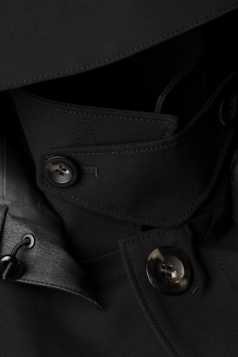 Joe Raincoat Deep Black
