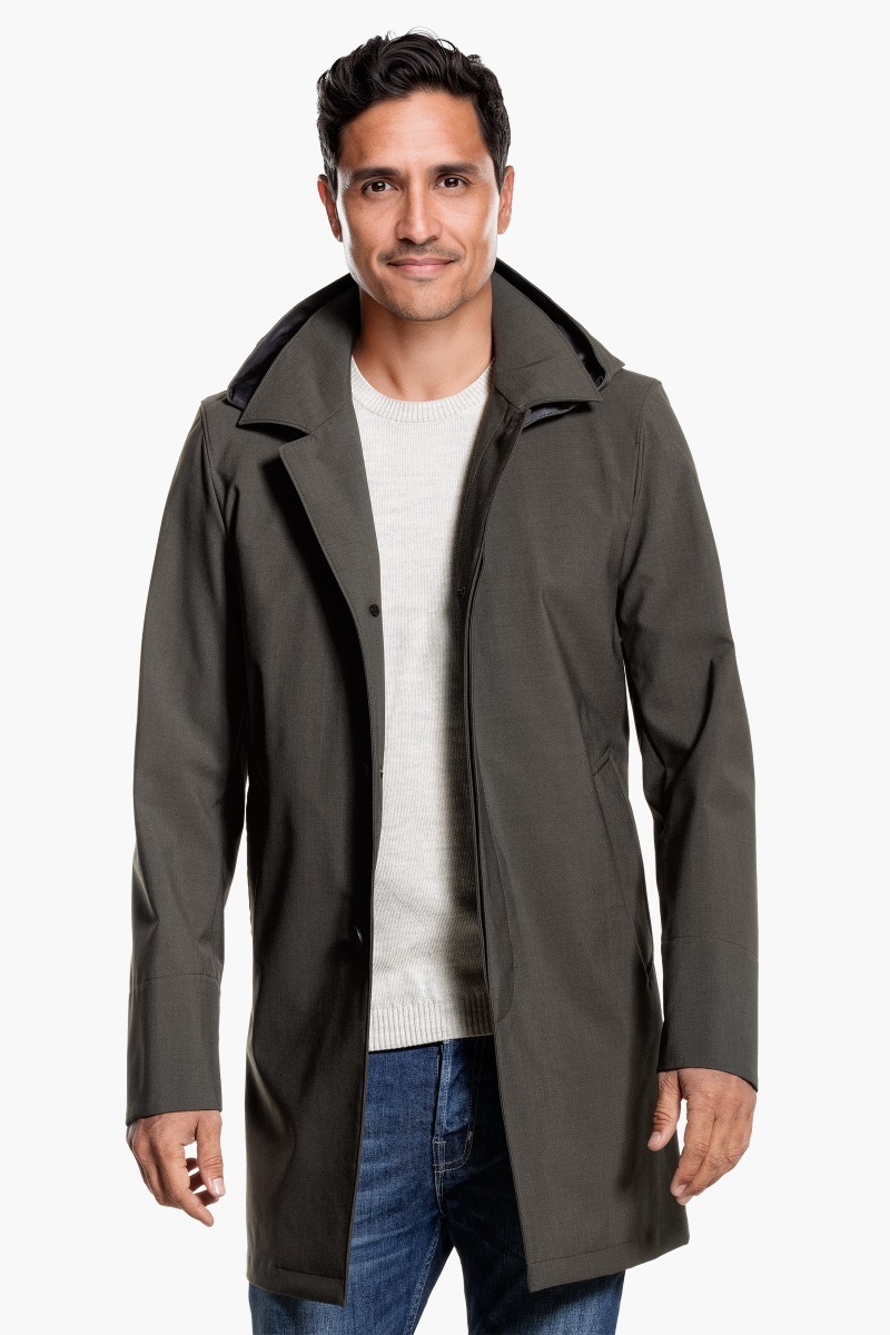 Joe Raincoat Kaki Grey
