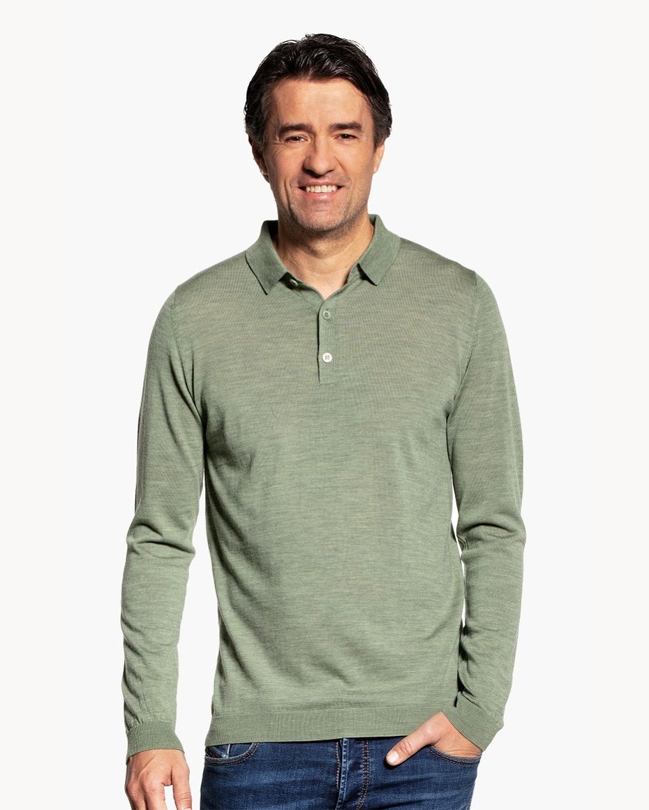 Riva Buttons Long Sleeve Agave Green